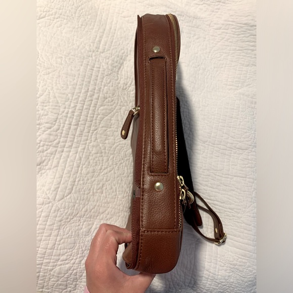 MOVING SALE | New Men’s Wool & Oak Full Grain Cowhide Leather Backpack - Picture 4 of 11